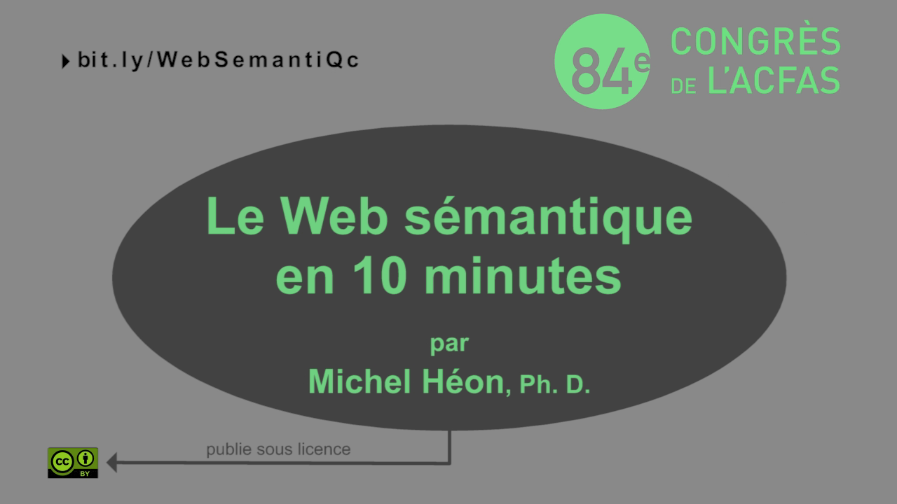 Le Web sémantique en 10 minutes