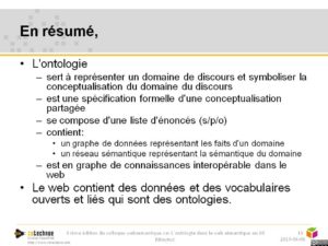 Ontologie, graphe de connaissance et web sémantique en 10 minutes