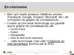 Ontologie, graphe de connaissance et web sémantique en 10 minutes